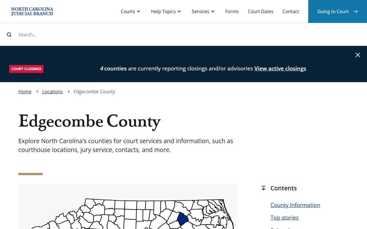 Edgecombe County felony records