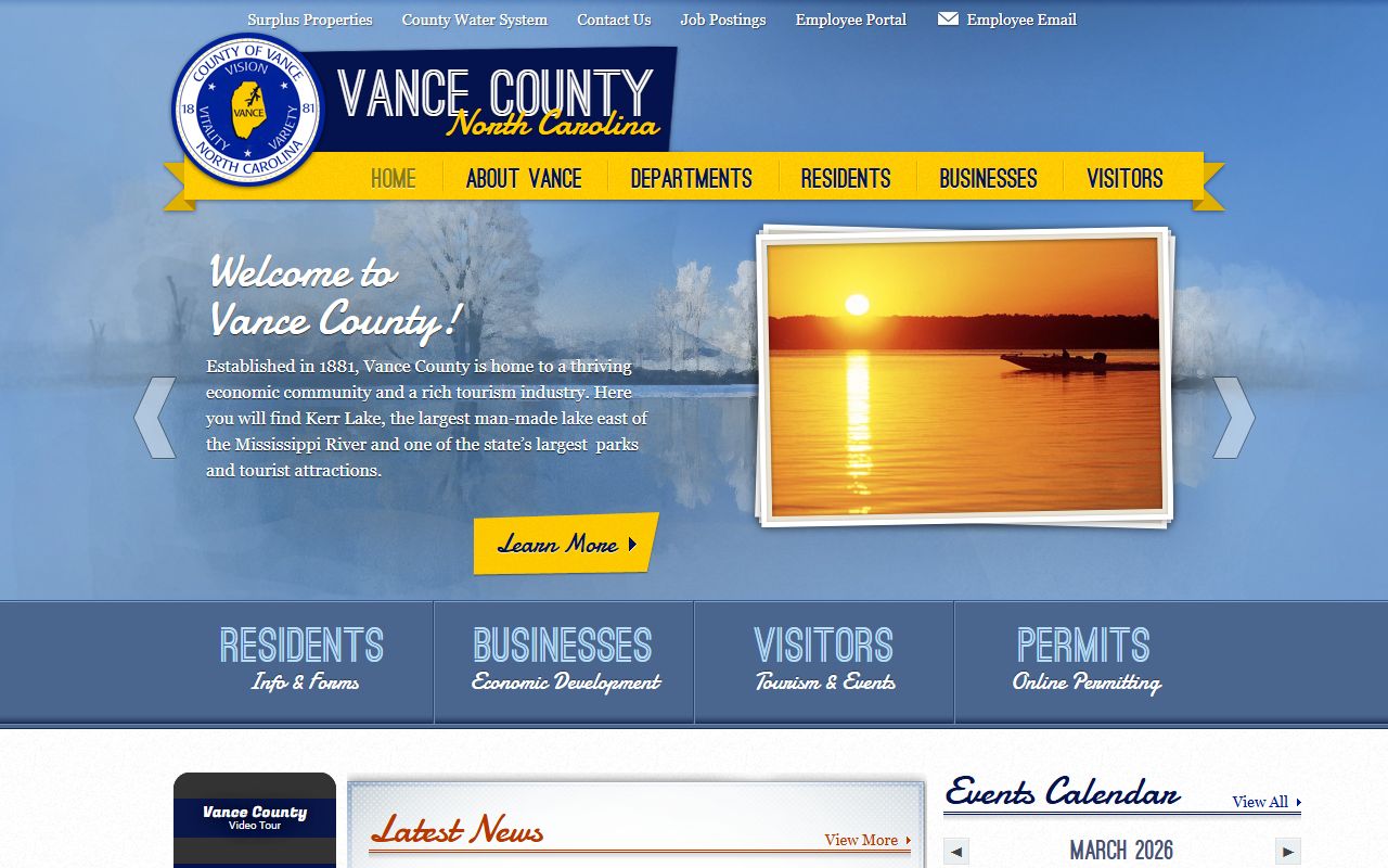 Vance County government felony records resources