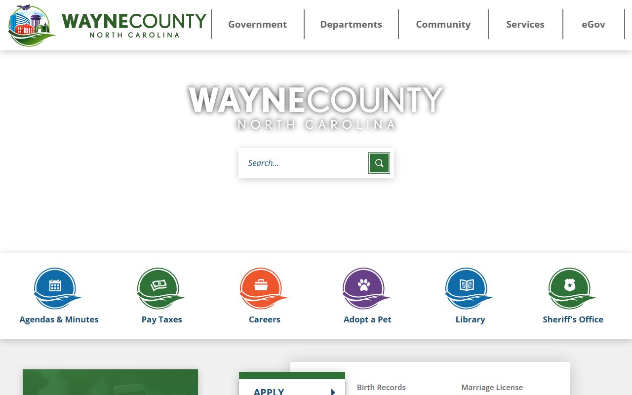 Wayne County government felony records resources