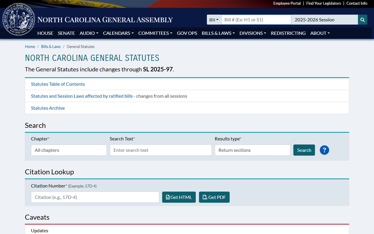 NC General Statutes governing public access to felony records in North Carolina